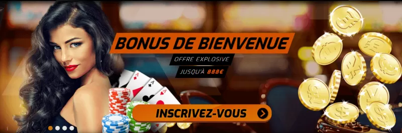 bonus de bienvenue Intense Casino