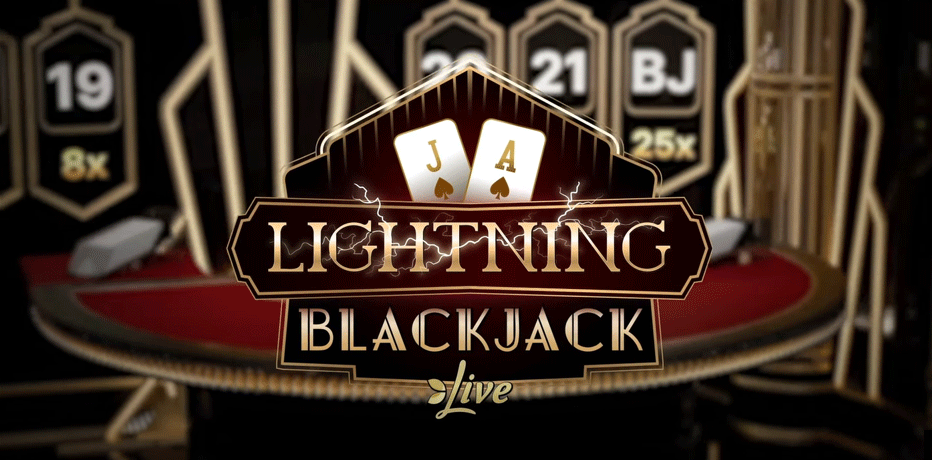 Jeu de live casino Lightning Blackjack