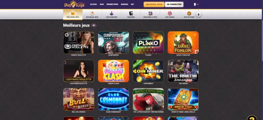 Play Regal casino jeux en ligne